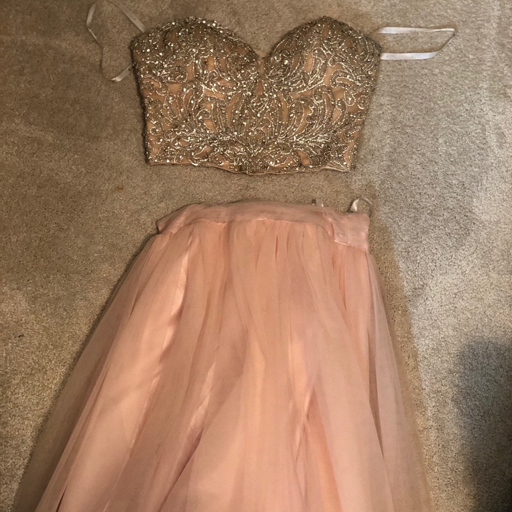 Mac Duggal two piece gown - Picture 3 of 7